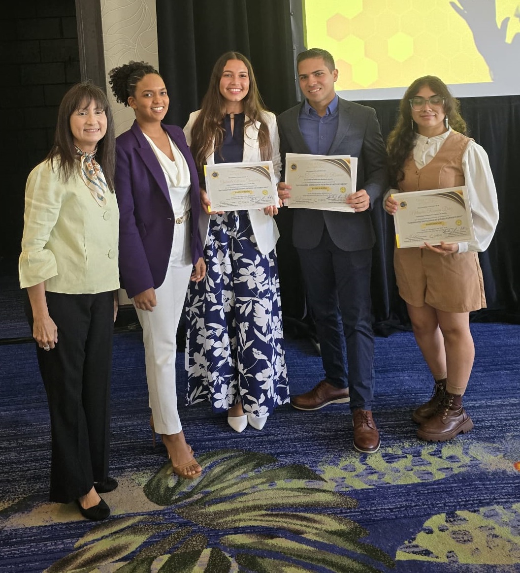 Students Gabriela Alonso, Jan Fernandez, and Nelmarie Roman Recognized for Academic Excellence by the College of Chemists