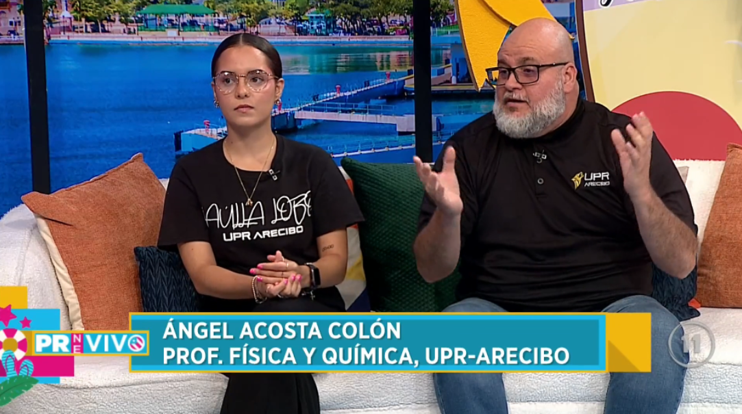 Prof. Acosta and Student Sidney Vázquez Present their Cave Research on Teleonce