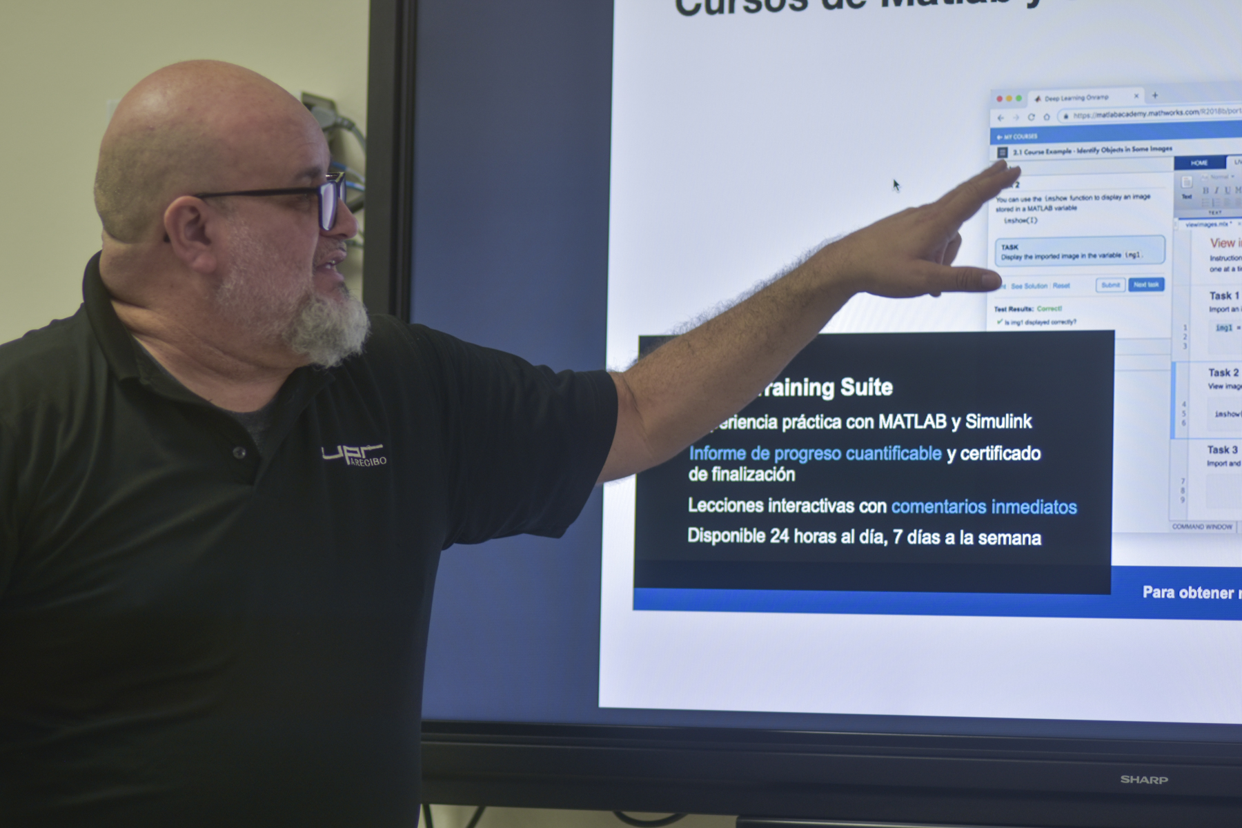 Prof. Acosta Teaches About Matlab and Simulink