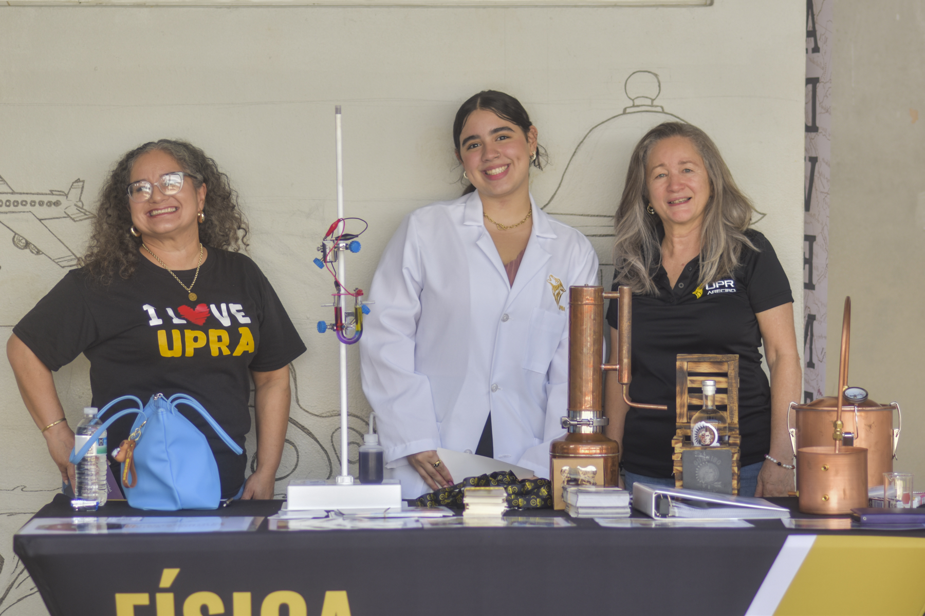 Prof. Montalvo, Lab. Tech. Rivera, and Student Keylinet Ayala Visit the Luchetti School