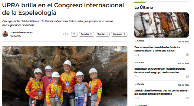 Noticel Highlights the Historical Participation by Students Irnalis Cruz and Sydnie Vazquez at Brazil