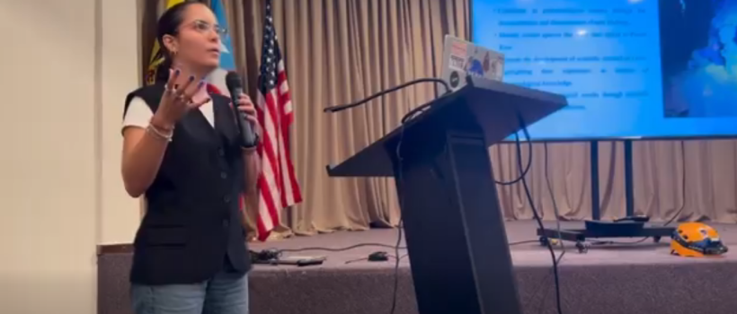 Student Sydnie Vazquez Presented Paleontological Research in the 7th Symposium of Cabachuelas